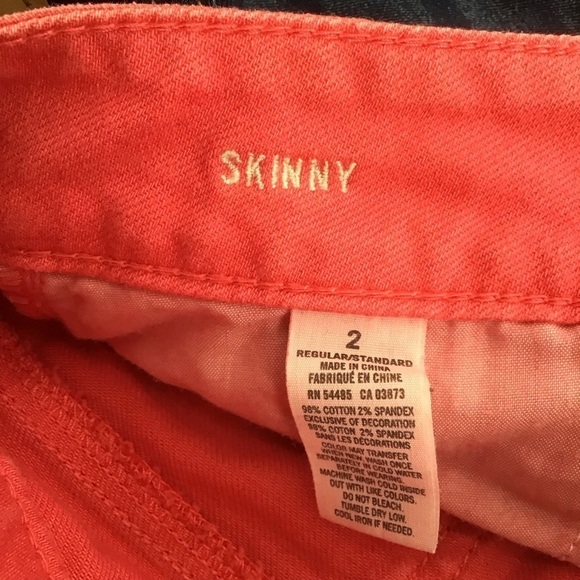 American Eagle jeans 3 bundle tangerine blue jeggings skinny stretchy size 2 - Picture 5 of 11